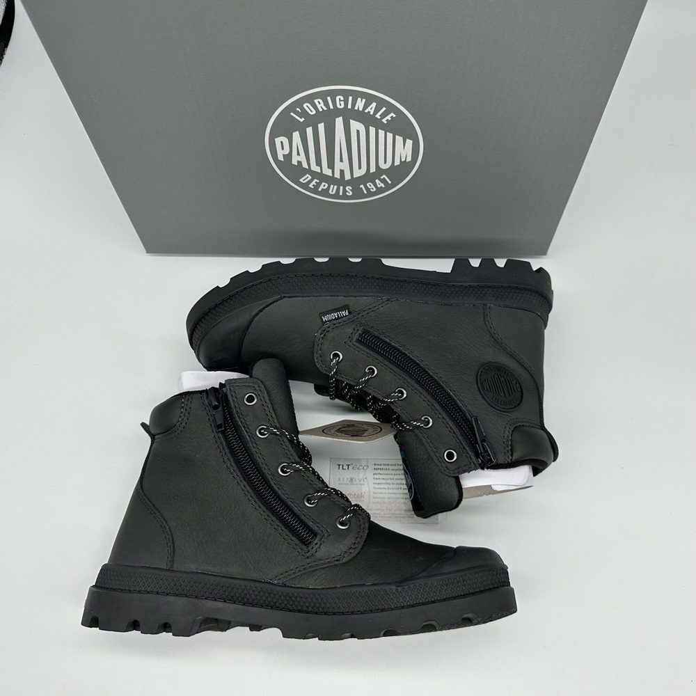 Palladium Pampa Hi Cuff leather boots (US 2 = EU 33.5)